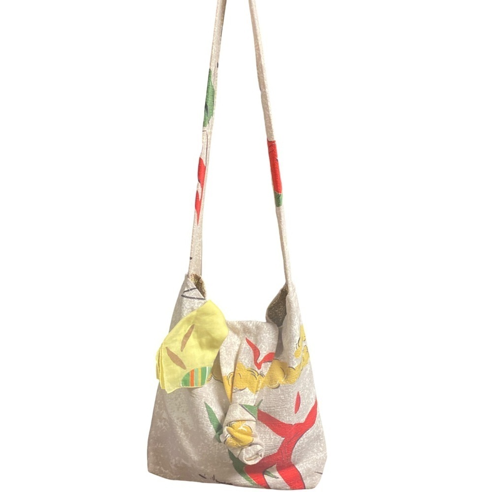 Vintage Flair Original Handmade Floral Patterned Shoulder Bag
